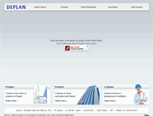 Tablet Screenshot of deplan.com.br